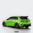 SOOQOO AUDI RS3 8YA Sportback SQ-V1 乾式碳纖維後下巴