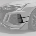 RevoZport AUDI RS3 8Y Saden / Sportback Street 乾式碳纖維前風刀