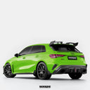SOOQOO AUDI RS3 8YA Sportback 乾式碳纖維後保桿飾蓋