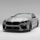 RevoZport BMW F91 / F92 / F93 M8 Street 乾式碳纖維前下巴