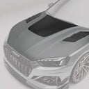 RevoZport AUDI RS5 B9.5 Coupé / Sportback Street 乾式碳纖維引擎蓋