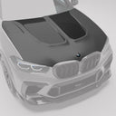 RevoZport BMW F95 X5M Street 乾式碳纖維引擎蓋