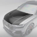RevoZport AUDI RS Q8 Pre-Facelift Street 乾式碳纖維引擎蓋