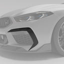 RevoZport BMW F91 / F92 / F93 M8 Street 乾式碳纖維前風刀