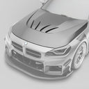 RevoZport BMW G87 M2 Race 乾式碳纖維引擎蓋