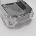 RevoZport BMW F96 X6M LCI Street 乾式碳纖維引擎蓋