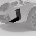 RevoZport BMW F98 X4M LCI Street 乾式碳纖維前保桿氣壩