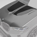 RevoZport BMW F98 X4M LCI Street 乾式碳纖維引擎蓋