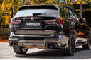 SOOQOO BMW G01 X3 LCI 乾式碳纖維後下巴