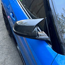 BMW 牛角 style 乾碳後視鏡蓋