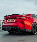SOOQOO BMW G82 / G83 M4 SQ-V1 乾式碳纖維後包角