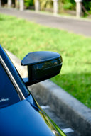BMW 1:1 牛角 style 乾碳後視鏡蓋