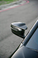 BMW 1:1 牛角 style 乾碳後視鏡蓋
