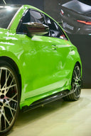 SOOQOO AUDI RS3 8Y / 8YA 乾式碳纖維側裙