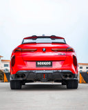 SOOQOO BMW F96 X6M 乾式碳纖維後下巴
