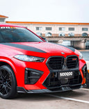 SOOQOO BMW F96 X6M LCI 乾式碳纖維前下巴