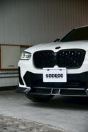 SOOQOO BMW G01 X3 / G02 X4 LCI SQ-V2 乾式碳纖維前下巴