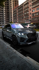 RevoZport BMW F96 X6M LCI Street 乾式碳纖維前下巴
