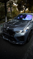 RevoZport BMW F96 X6M LCI Street 乾式碳纖維前下巴