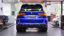 RevoZport BMW F95 X5M LCI Street 乾式碳纖維後下巴
