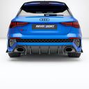 RevoZport AUDI RS3 8Y Sportback Street 乾式碳纖維後下巴