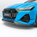 RevoZport AUDI RS7 C8 Sportback Street 乾式碳纖維前風刀