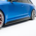 RevoZport AUDI RS4 B9.5 Avant Street 乾式碳纖維側裙