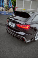 RevoZport AUDI RS6 C8 Avant Street 乾式碳纖維後下巴