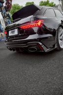RevoZport AUDI RS6 C8 Avant Street 乾式碳纖維後下巴