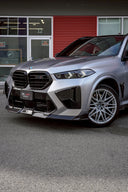 RevoZport BMW F95 X5M LCI Street 乾式碳纖維前保桿氣壩