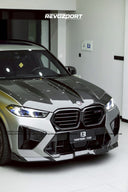 RevoZport BMW F95 X5M LCI Street 乾式碳纖維水箱罩