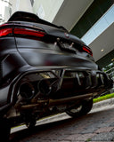 RevoZport BMW F95 X5M Street 乾式碳纖維後下巴
