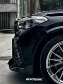 RevoZport BMW F95 X5M Street 乾式碳纖維前下巴