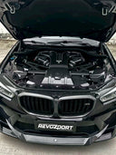 RevoZport BMW F95 X5M Street 乾式碳纖維前下巴