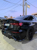 RevoZport AUDI RS3 8Y Saden Street 乾式碳纖維後下巴