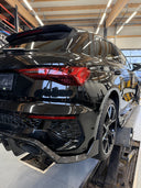 RevoZport AUDI RS3 8Y Sportback Street 乾式碳纖維後下巴