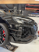 RevoZport AUDI RS3 8Y Saden / Sportback Street 乾式碳纖維前風刀