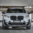 SOOQOO BMW F97 X3M / F98 X4M LCI 乾式碳纖維前保桿氣壩飾蓋