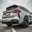 SOOQOO BMW F97 X3M LCI 乾式碳纖維後下巴