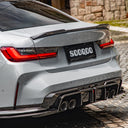 SOOQOO BMW G80 / G81 M3 / G82 / G83 M4 SQ-V1 乾式碳纖維後下巴 帶燈