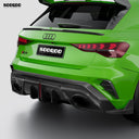 SOOQOO AUDI RS3 8YA Sportback SQ-V1 乾式碳纖維後下巴