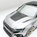 RevoZport AUDI RS3 8Y Saden / Sportback Street 乾式碳纖維水箱罩飾蓋