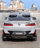 SOOQOO BMW F98 X4M LCI 乾式碳纖維後下巴