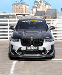 SOOQOO BMW F97 X3M / F98 X4M LCI SQ-V2 乾式碳纖維前下巴